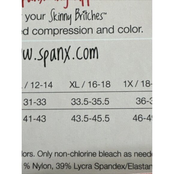 Spanx Skinny Britches Sheer Shaping Power Hipster Panty XL Pure Cheeky New 8527 - Picture 11 of 15